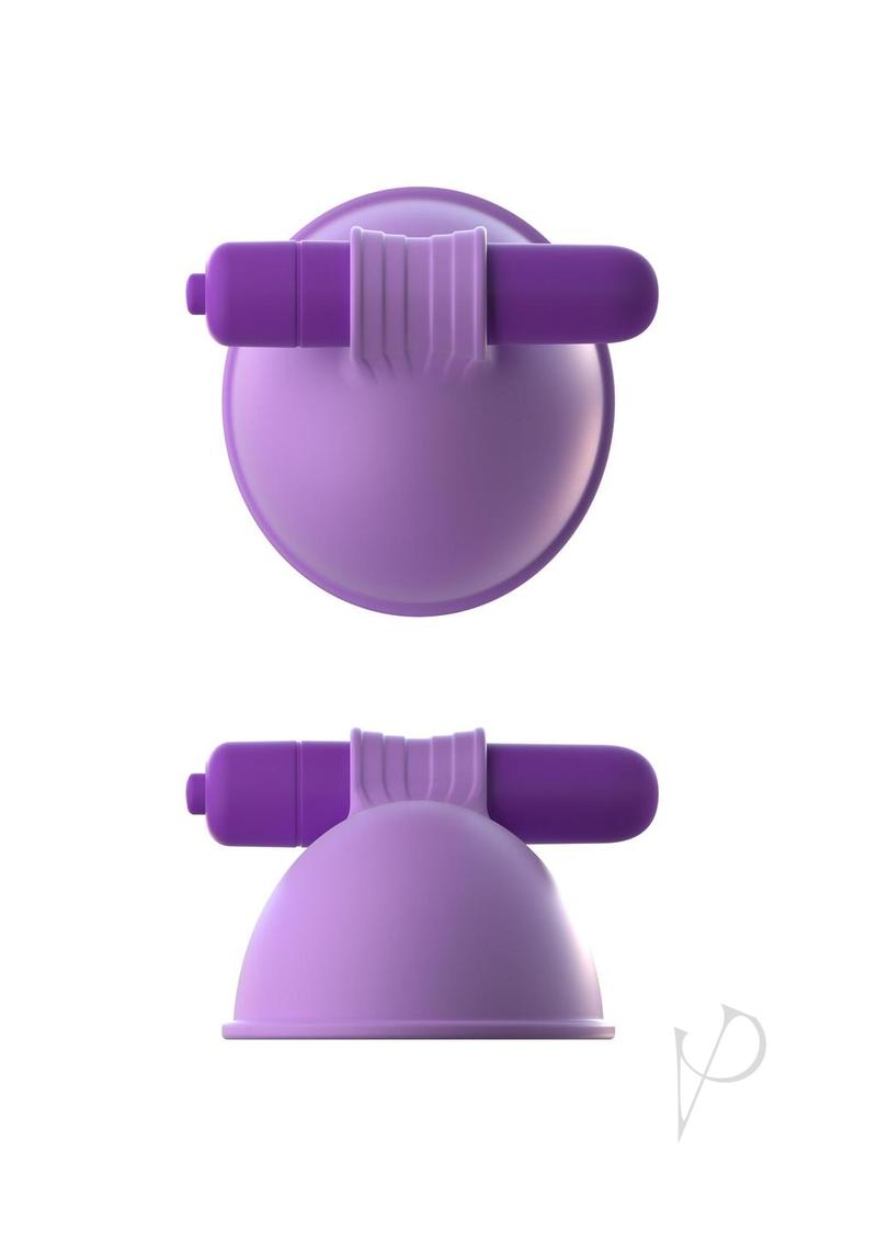 Fantasy For Her Silicone Vibrating Breast Suck-Hers Waterproof - Purple