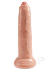 King Cock Uncut Dildo 9in - Vanilla