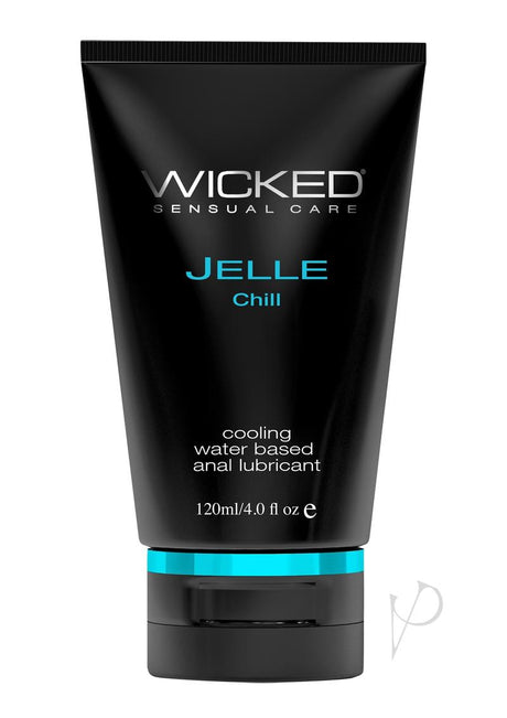 Wicked Jelle Chill Water Based Cooling Anal Gel 4oz