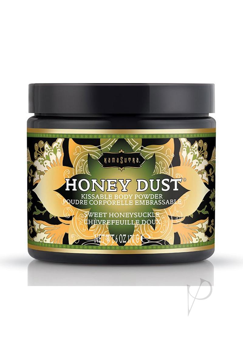 Kama Sutra Honey Dust Kissable Body Powder Sweet Honeysuckle 6oz