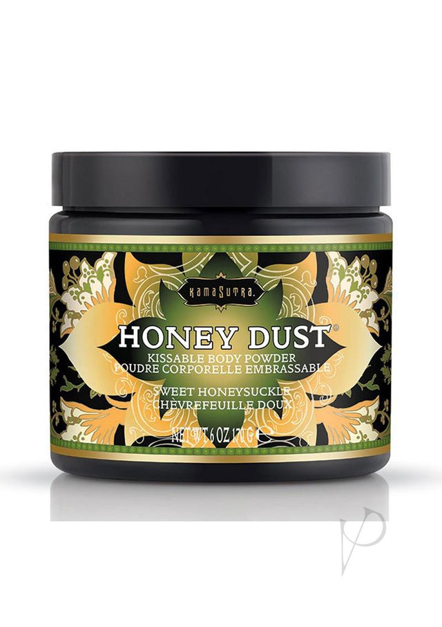 Kama Sutra Honey Dust Kissable Body Powder Sweet Honeysuckle 6oz