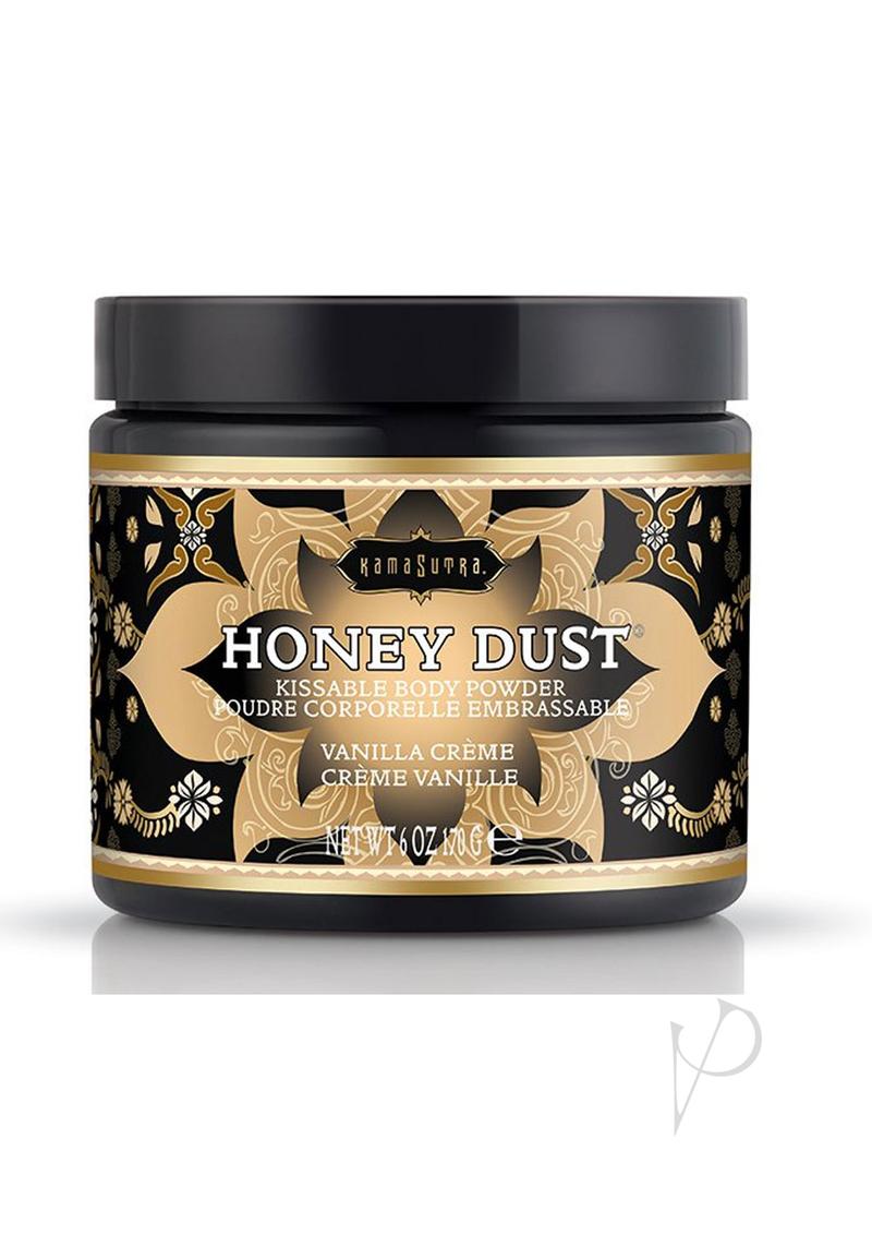 Kama Sutra Honey Dust Kissable Body Powder Vanilla Creme 6oz
