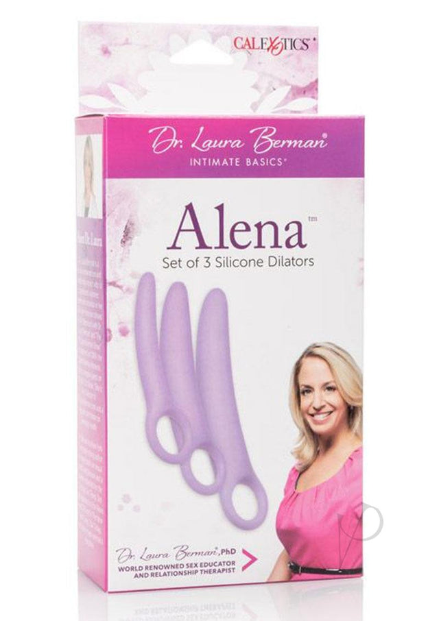 Dr. Laura Berman Alena Silicone Dialators Set (3 Piece Kit)- Purple