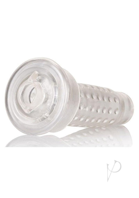 Optimum Series Stroker Pump Sleeve Masturbator - Pussy - Clear