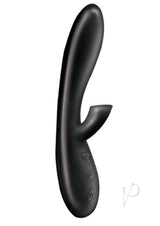 Infinitt Suction Massager One Rechargeable Silicone Rabbit Vibrator - Black