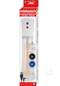 Commander Electric Rechargeable Penis Pump - Clear