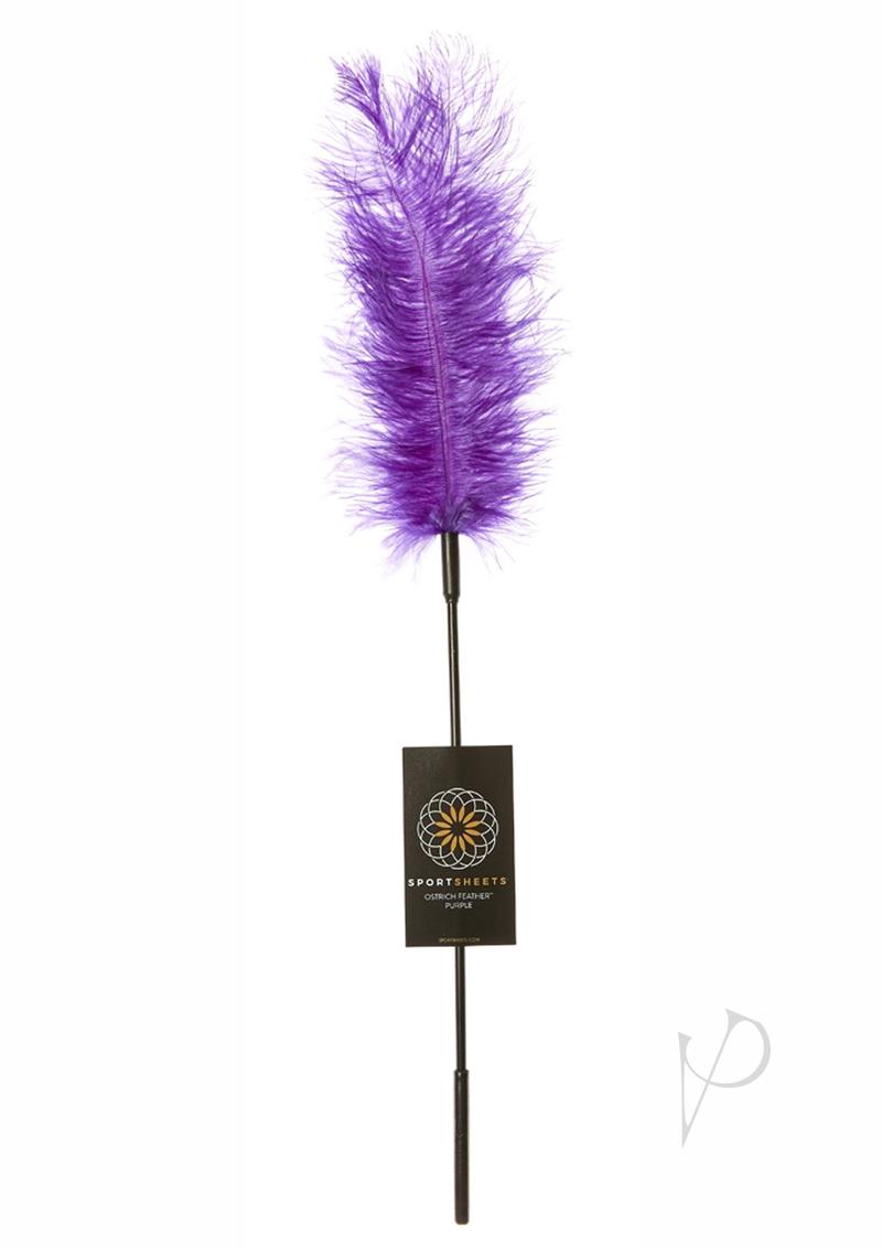 Sportsheets Ostrich Feather Tickler - Purple