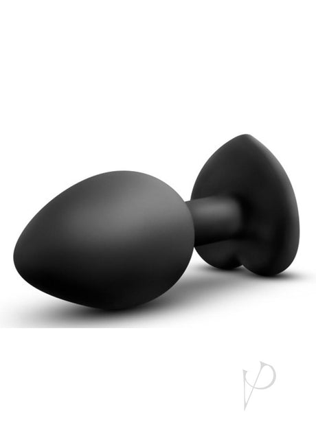 Temptasia Bling Plug Silicone Butt Plug - Small - Black