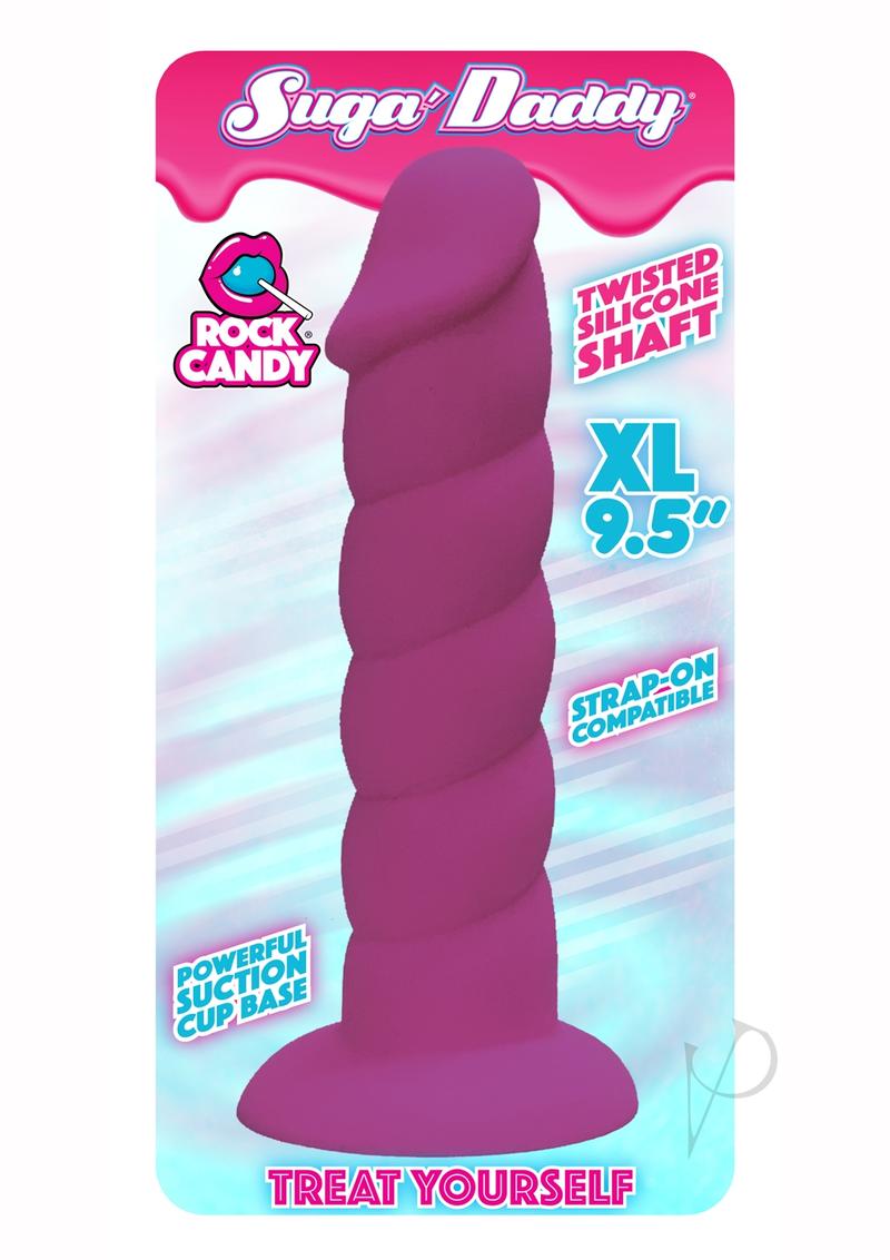 Suga' Daddy Silicone Dildo 9.5in - Purple