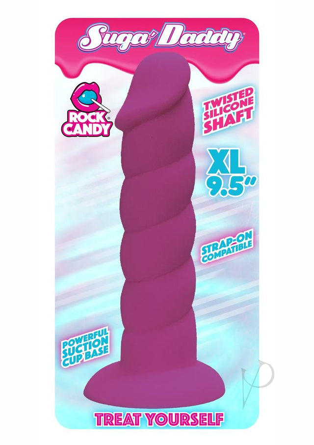 Suga' Daddy Silicone Dildo 9.5in - Purple