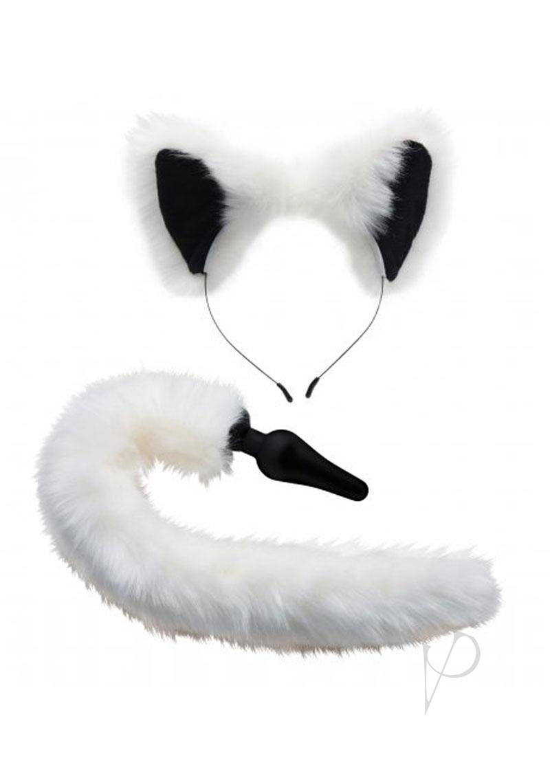 Tailz Fox Tail and Ears Set - White