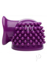 Wand Essentials Triple Thrill 3 in 1 Silicone Wand Attachment - Purple