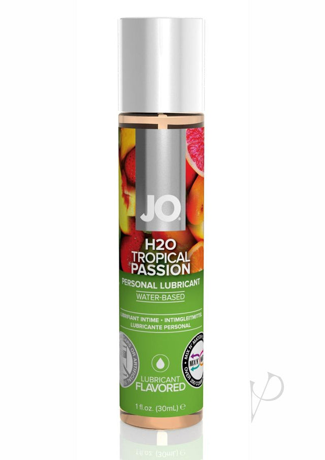 JO H2O Water Based Flavored Lubricant Tropical Passion 1oz