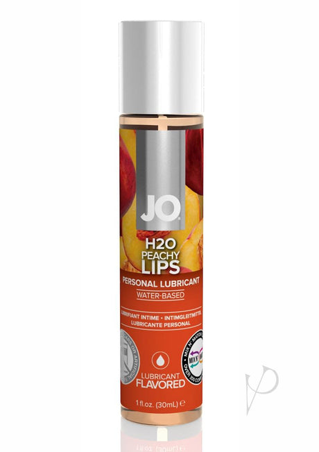 JO H2O Water Based Flavored Lubricant Peachy Lips 1oz