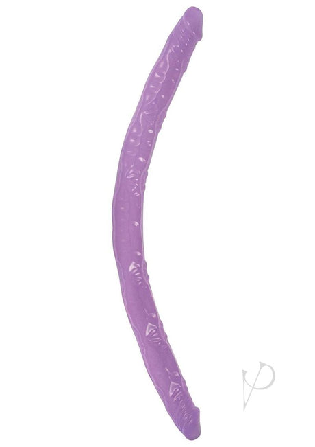 Butt To Butt Double Play Dildo 18in - Purple