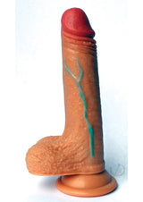 Skintastic So Vein Realistic Dildo with Balls Waterproof 6.5in - Vanilla