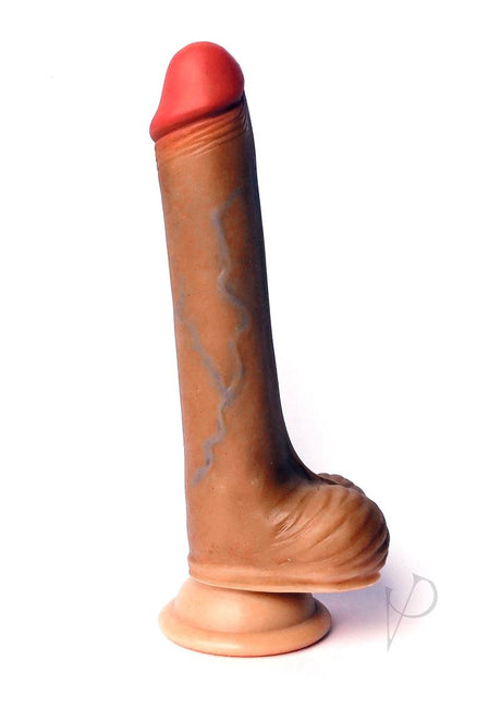 Skintastic So Vein Realistic Dildo with Balls Waterproof 7in - Vanilla