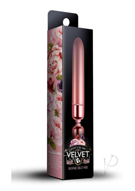 Touch Of Velvet Bullet Vibrator - Rose Blush