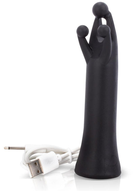 Tri It Silicone Rechargeable Vibrator - Black