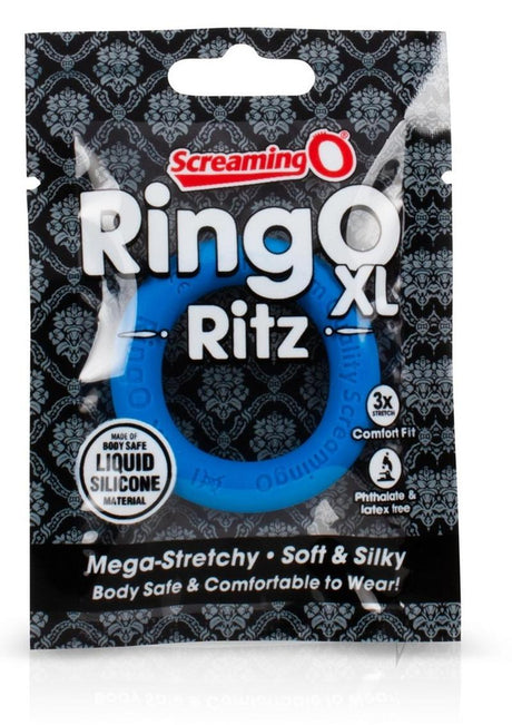 RingO Ritz XL Individual Ring Silicone - Blue