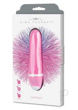 Vibe Therapy Quantum Silicone Bullet Vibrator - Pink