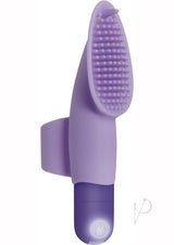 Fingerific Rechargeable Silicone Finger Vibrator - Purple