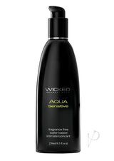 Wicked Aqua Water Based Sensitive Hypoallergenic Lubricant 8oz