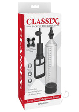 Classix Penis Enlargement Pump Large - Clear