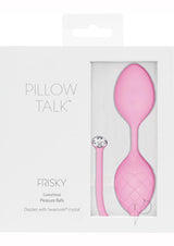 Pillow Talk Luxurious Pleasure Balls Silicone Kegel Balls- Pink