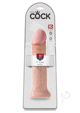 King Cock Realistic Dildo 11in - Vanilla