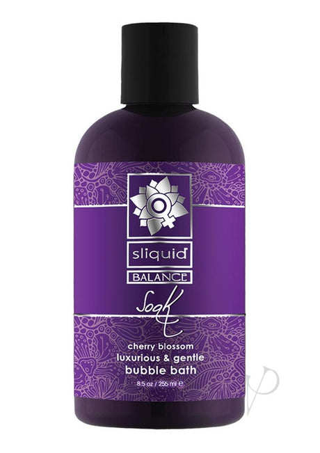 Sliquid Balance Soak Cherry Blossom Bubble Bath 8.5oz