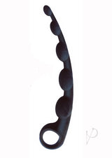 The 9`s - S-Curves Silicone Anal Beads - Black