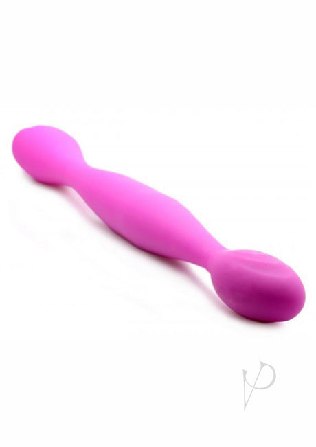 Inmi Double Thump 7X Flexible Rechargeable Silicone Dual Dildo - Pink