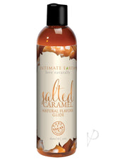 Intimate Earth Natural Flavors Glide Lubricant Salted Caramel 2oz