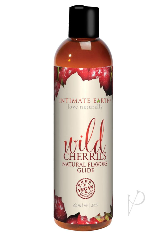 Intimate Earth Oral Pleasure Glide Lubricant Wild Cherries 2oz