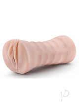 M for Men Rain Vibrating Masturbator with Bullet - Pussy - Vanilla