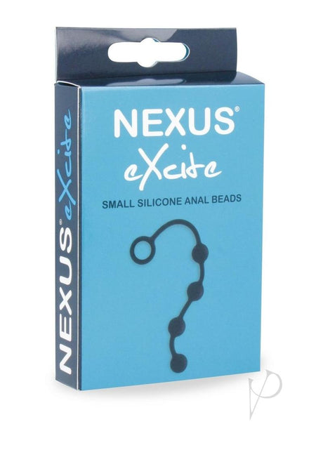 Nexus Excite Silicone Anal Beads - Small - Black