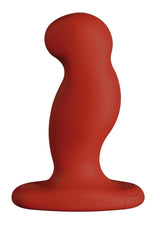 Nexus G-Play+L Rechargeable Silicone G-Spot and P-Spot Vibrator - Large - Red