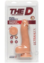 The D Master D Ultraskyn Dildo with Balls 7.5in - Vanilla