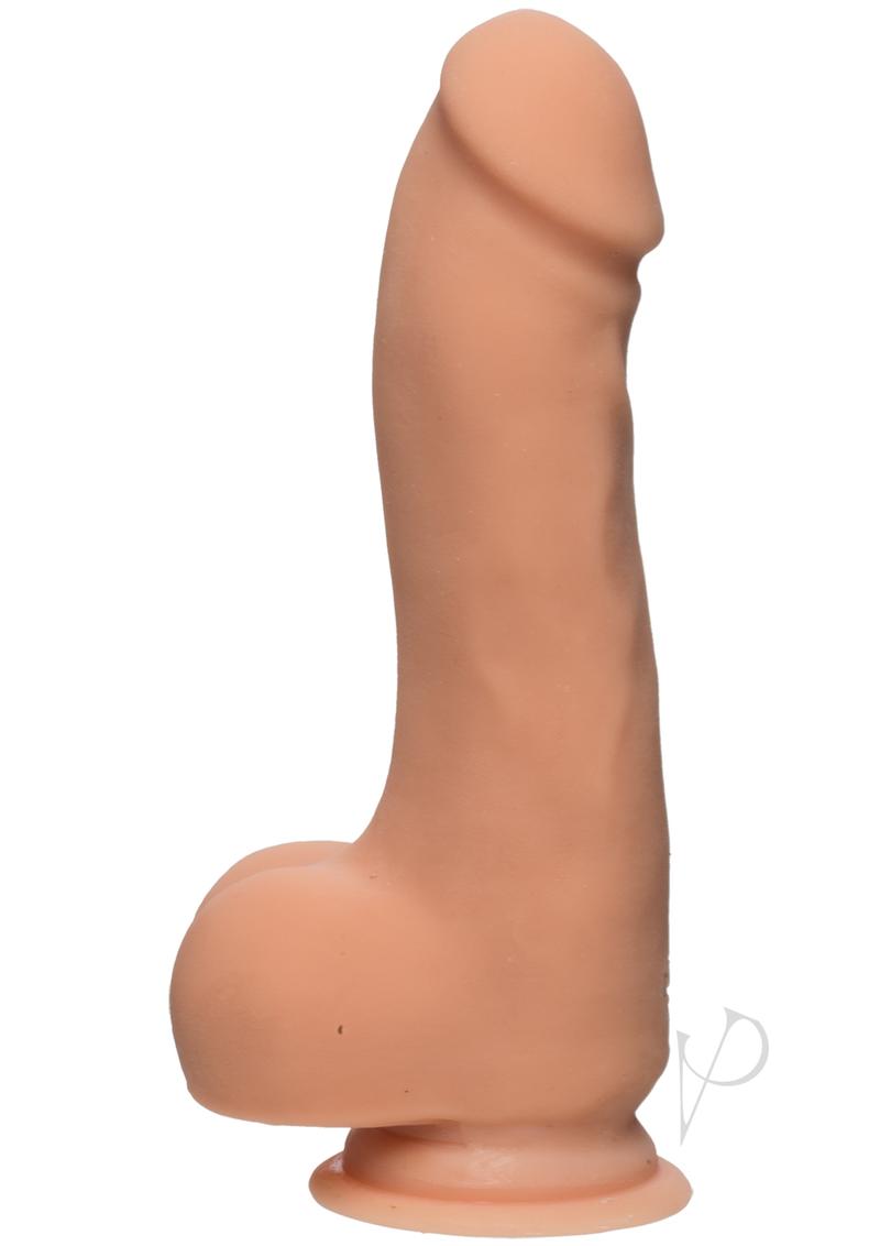 The D Master D Ultraskyn Dildo with Balls 7.5in - Vanilla