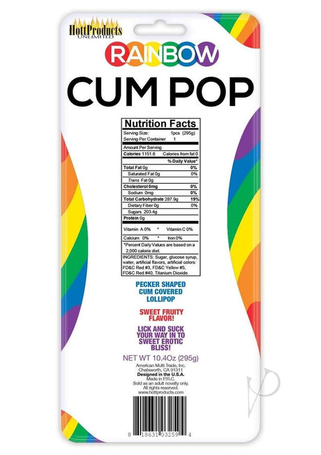 Rainbow Cock Cum Pop