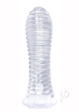 The 9`s - Vibrating Sextenders, Ribbed - Clear