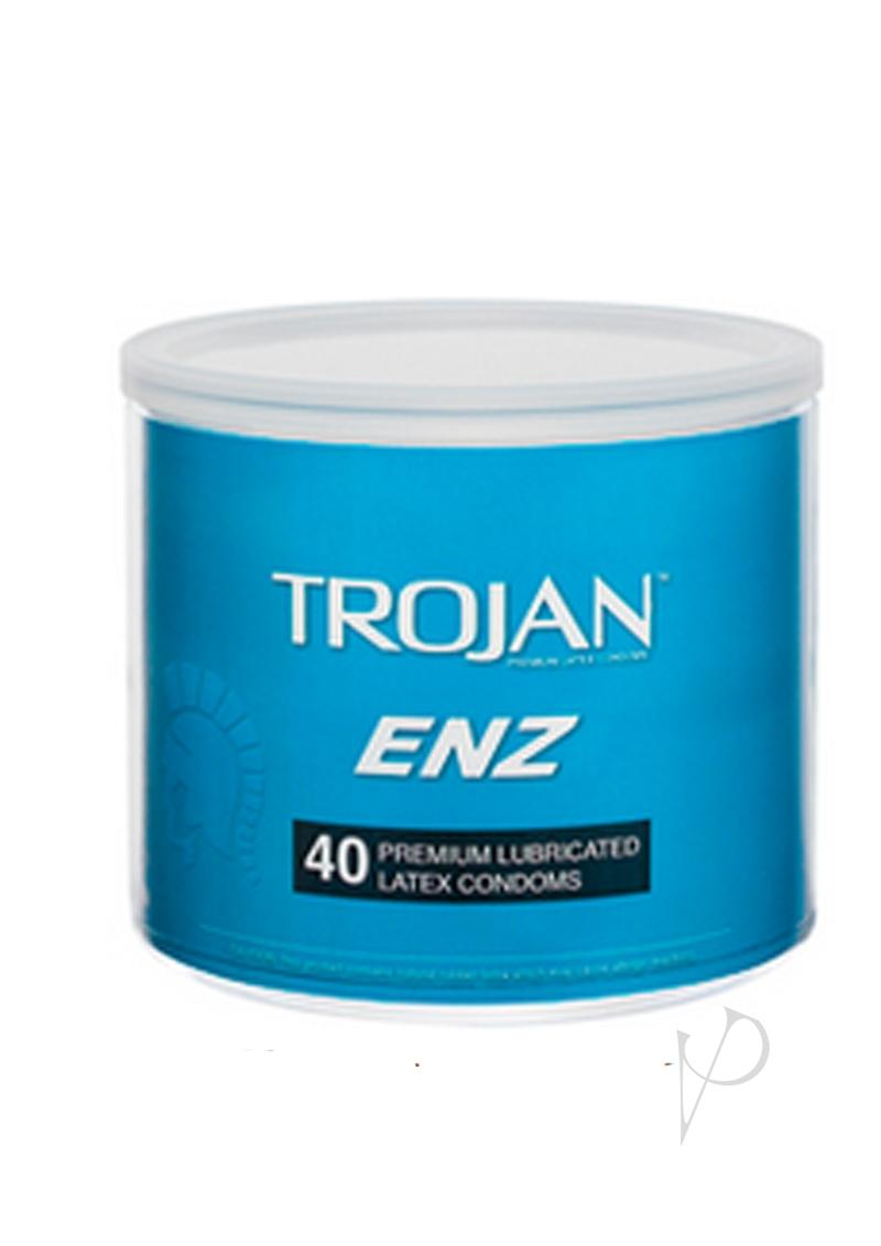 Trojan ENZ 40 Premium Lubricated Latex Condoms Bowl