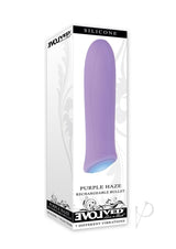 Purple Haze Rechargeable Silicone Bullet - Purple