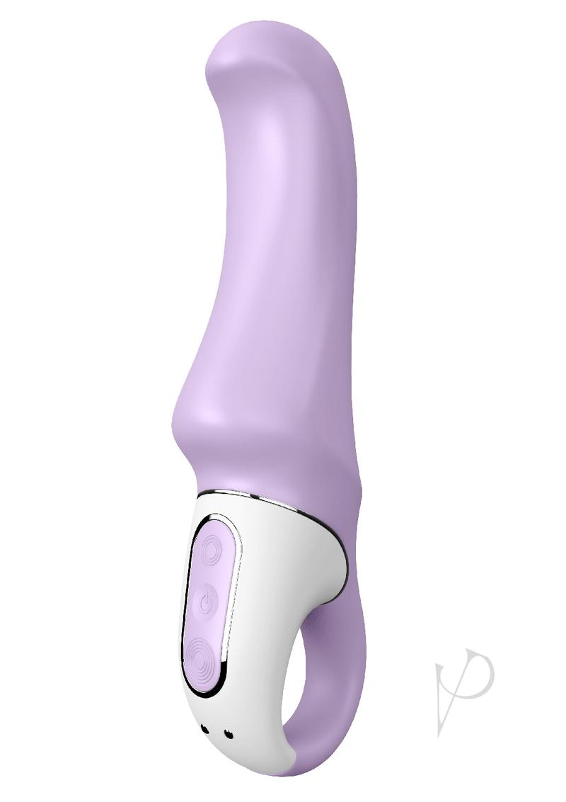 Satisfyer Charming Smile Flexible Silicone G-Spot Vibrator Waterproof - Lavender