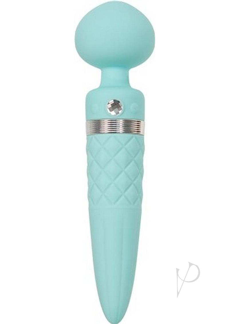 Pillow Talk Sultry Warming Wand Massager - Teal