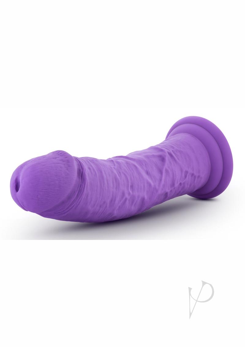 Ruse Jammy Silicone Dildo 8in - Purple