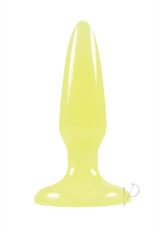 Firefly Pleasure Plug Mini Butt Plug Glow In The Dark - Yellow