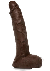 Signature Cocks Jason Luv Dildo 10in - Chocolate