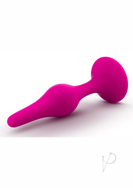 Luxe Beginner Plug Silicone Butt Plug Medium - Pink